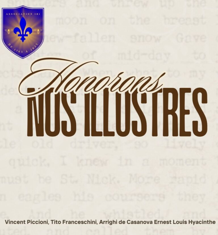 Honorons nos illustres à L'Ile Rousse