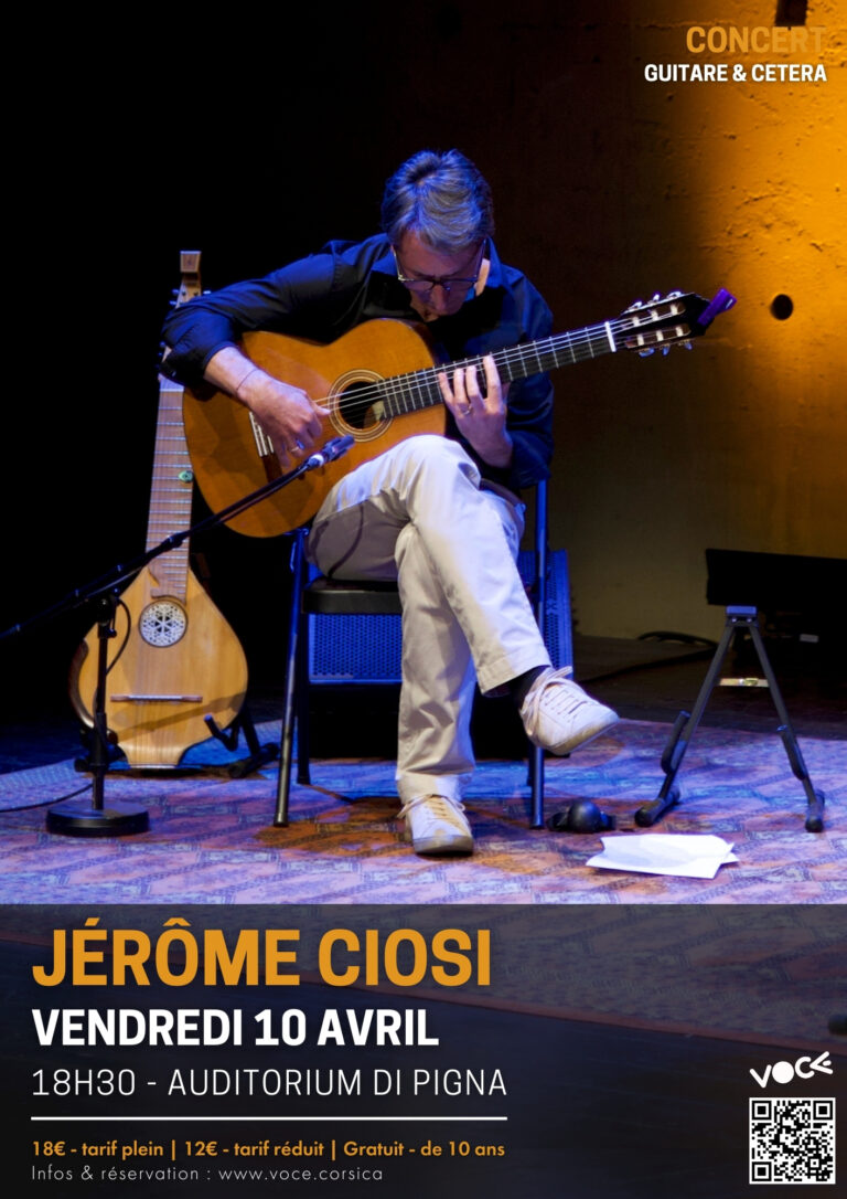 Concert solo de Jérôme Ciosi