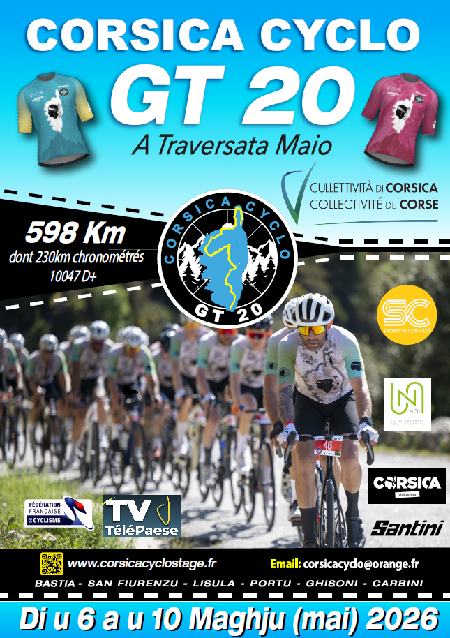 Course cyclosportive Corsica Cyclo GT20