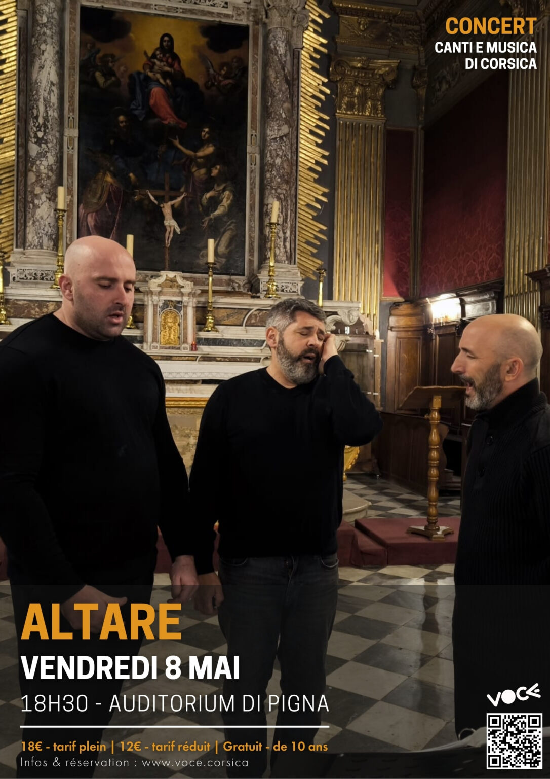 Groupe de chanteurs polyphoniques corses