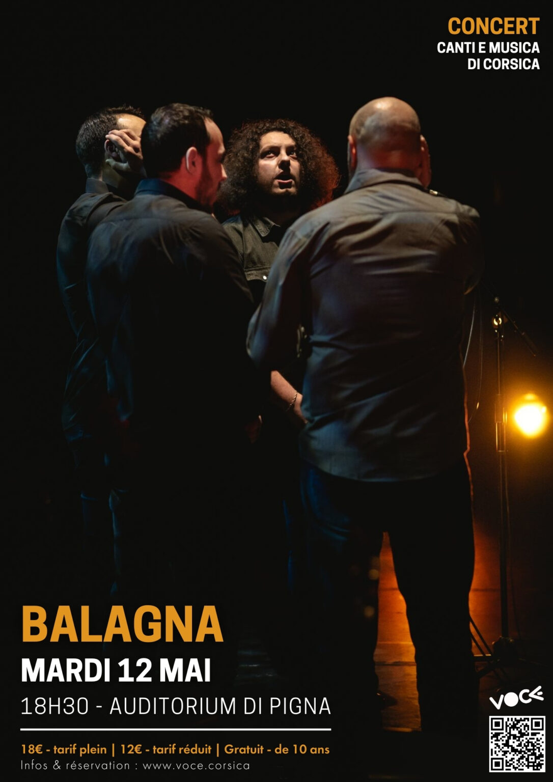 Groupe de chanteurs polyphoniques corses