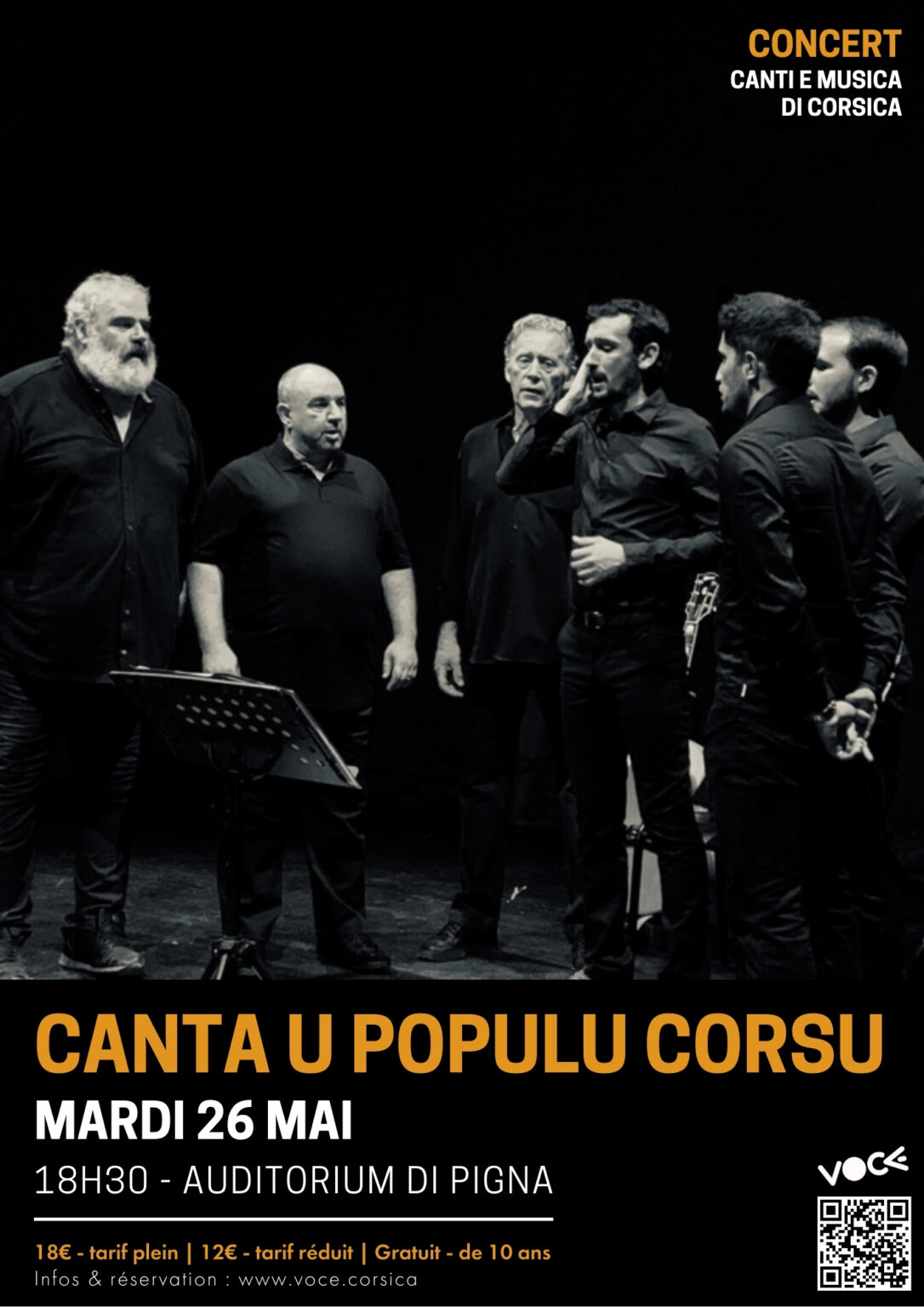 Groupe de chanteurs corses