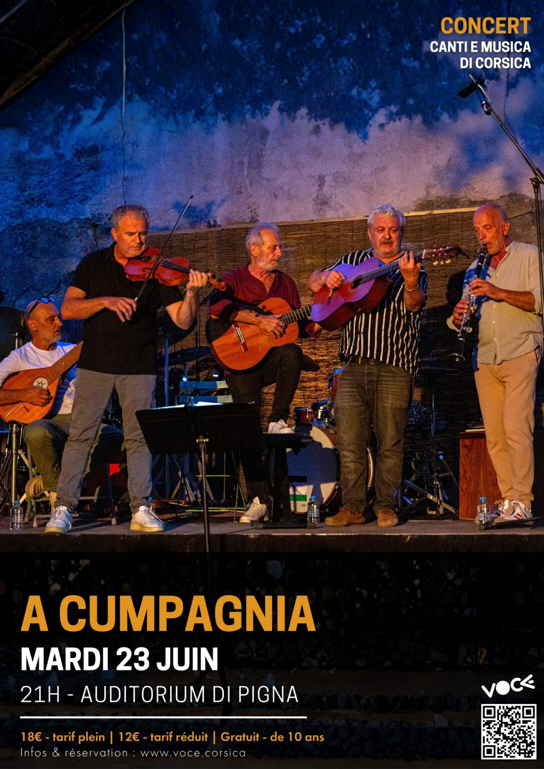 Groupe de chanteurs polyphoniques corses