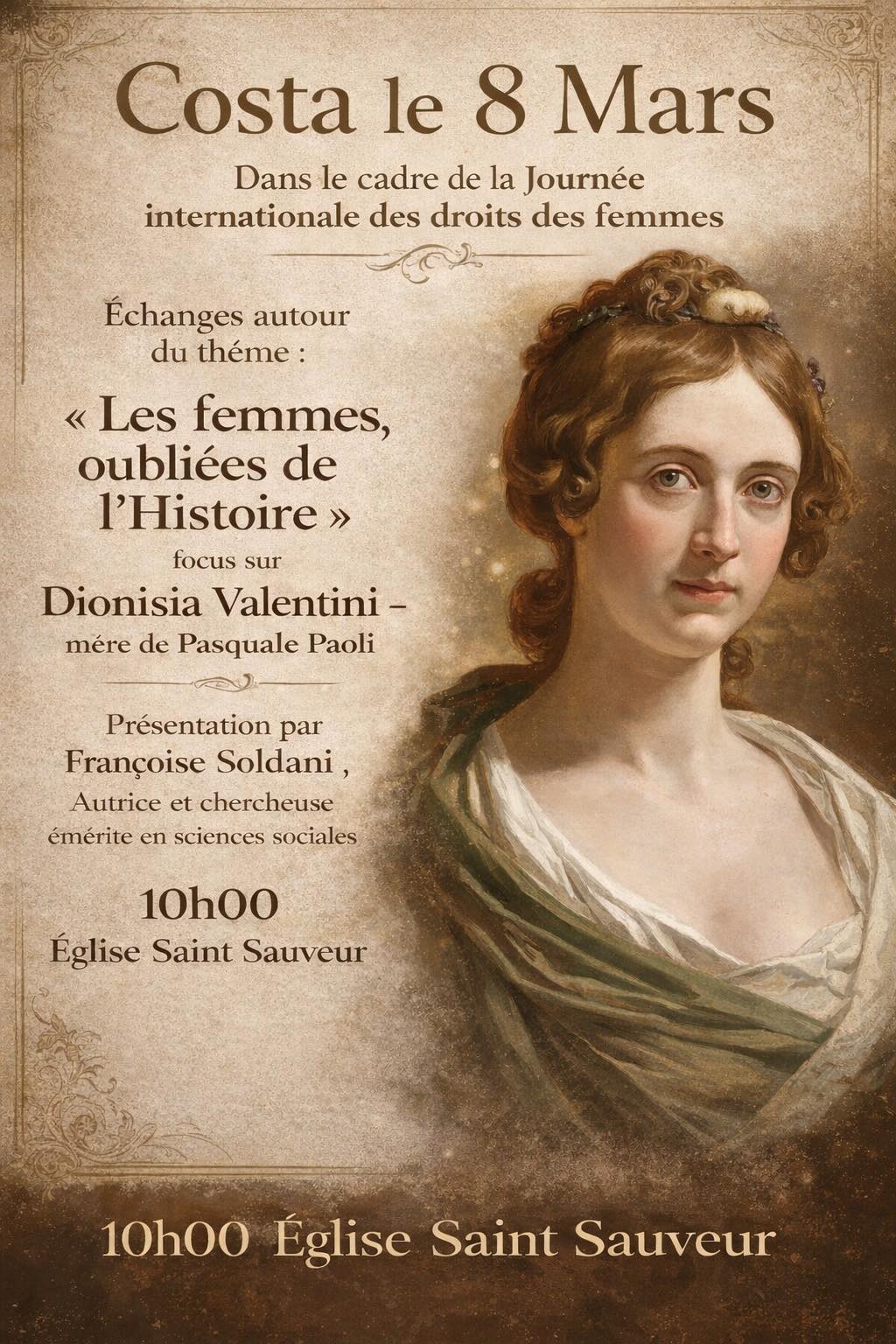 Temps d'échange avec Françoise Soldani   Les femmes oubliées de l'Histoire