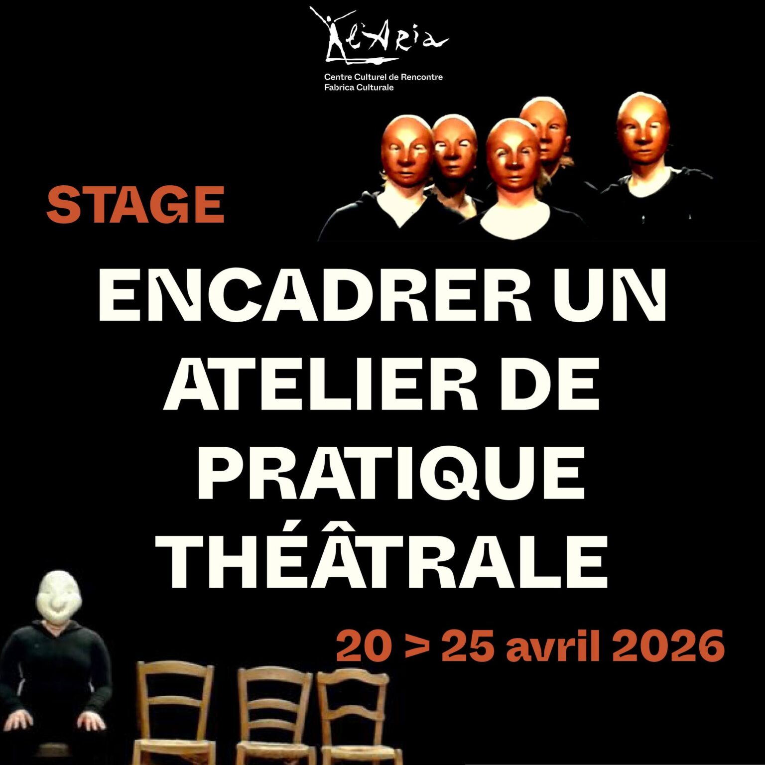 Stage – Encadrer un atelier de pratique théâtrale à L'Aria