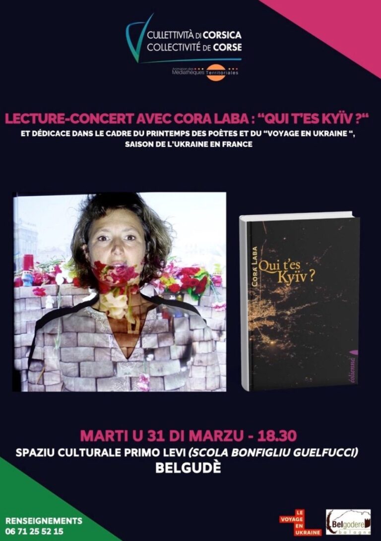 Lecture concert avec Cora Laba   Qui t'es Kyïv