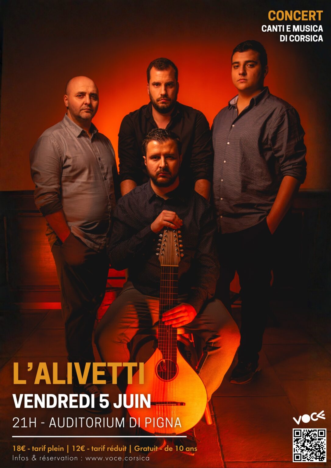 Groupe de chanteurs polyphoniques corses