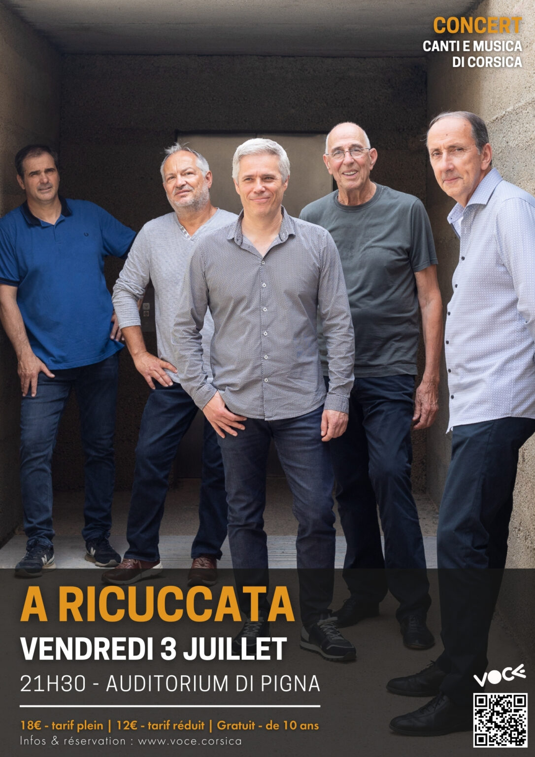 Groupe de chanteurs polyphoniques corses