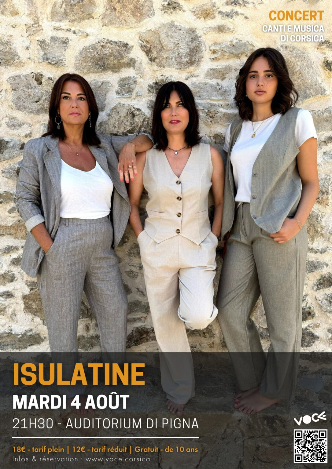 Groupe de chanteuses polyphoniques corses Meridianu