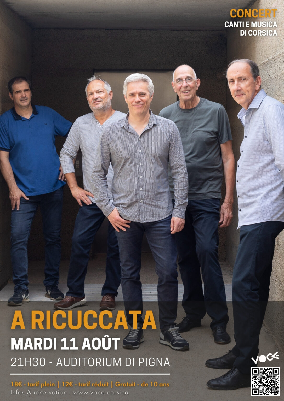 Groupe de chanteurs polyphoniques corses