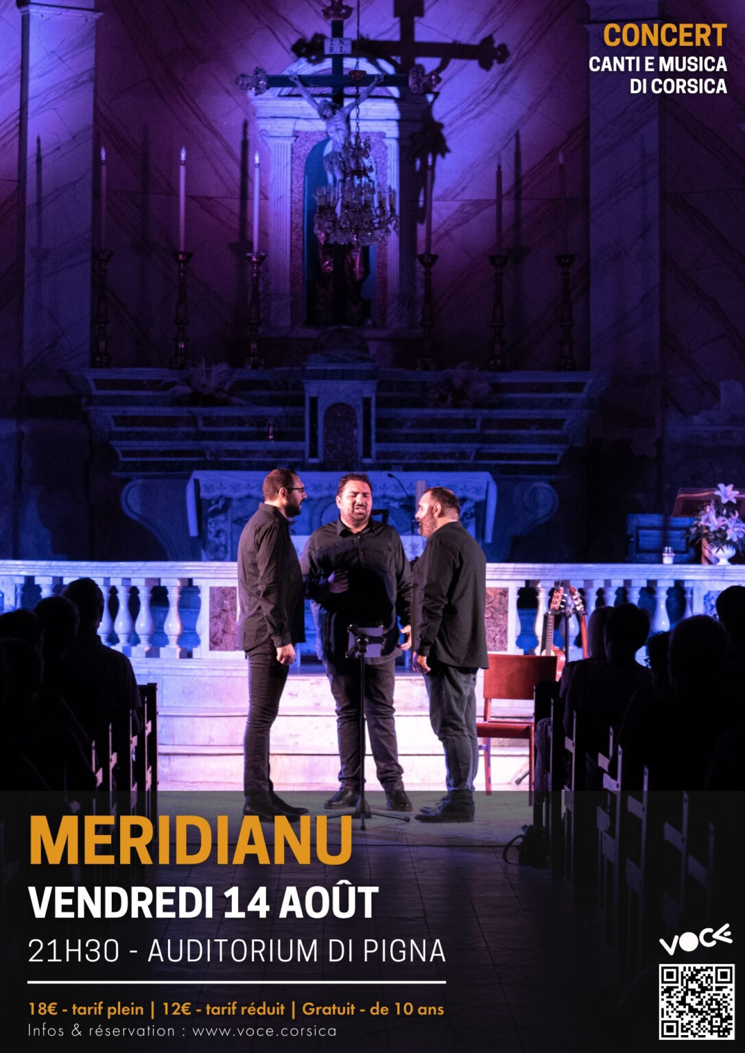 Groupe de chanteurs polyphoniques corses Meridianu