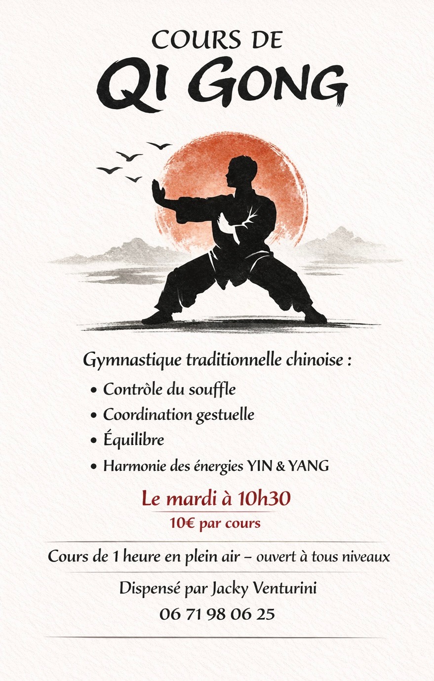 Cours de Qi Gong avec Jacky Venturini