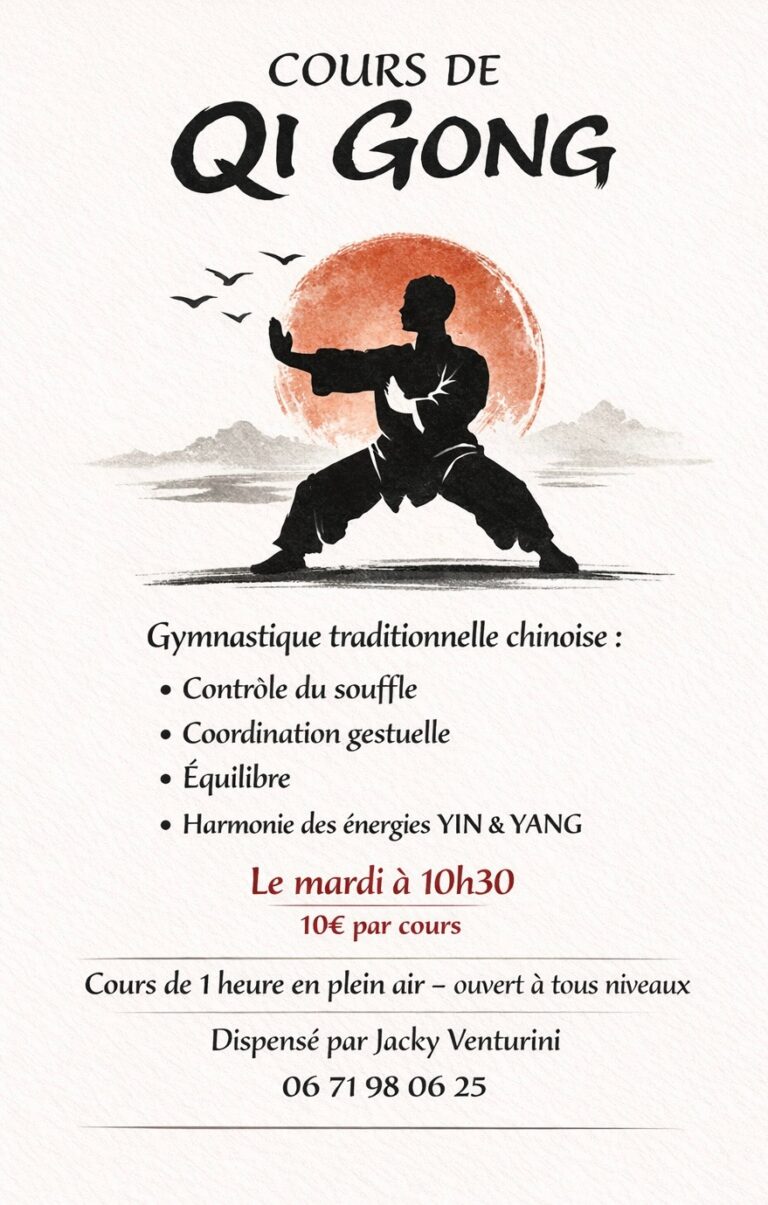Cours de Qi Gong avec Jacky Venturini
