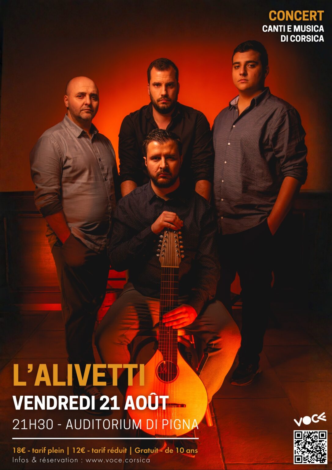 Groupe de chanteurs polyphoniques corses