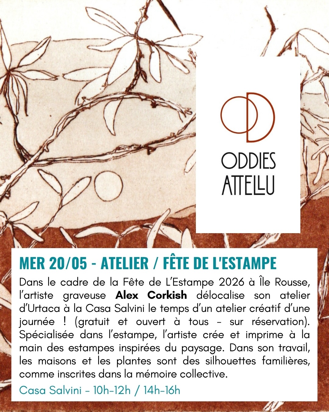 Atelier gravure sur Tetrapak avec Alex Corkish