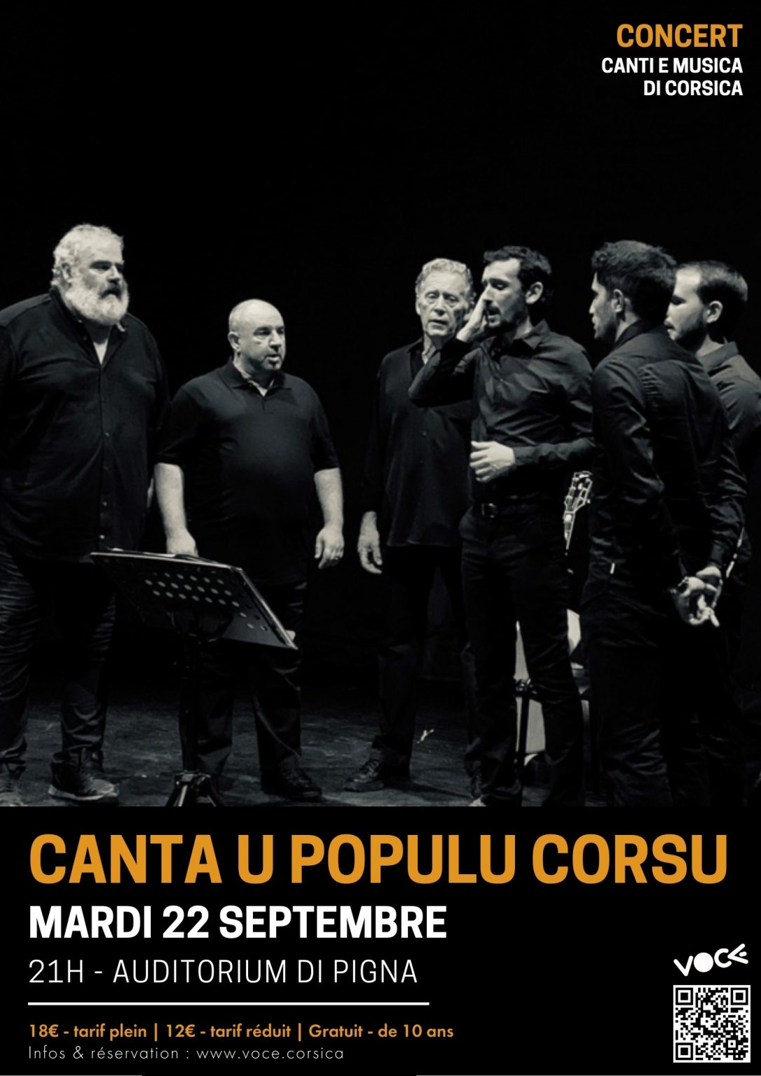 Groupe de chanteurs polyphoniques corses