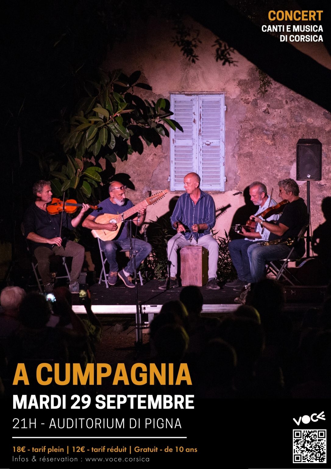 Groupe de chanteurs polyphoniques corses