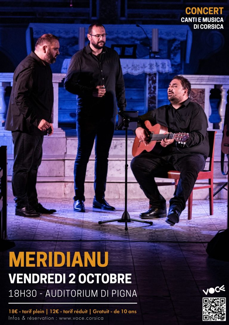 Groupe de chanteurs polyphoniques corses Meridianu