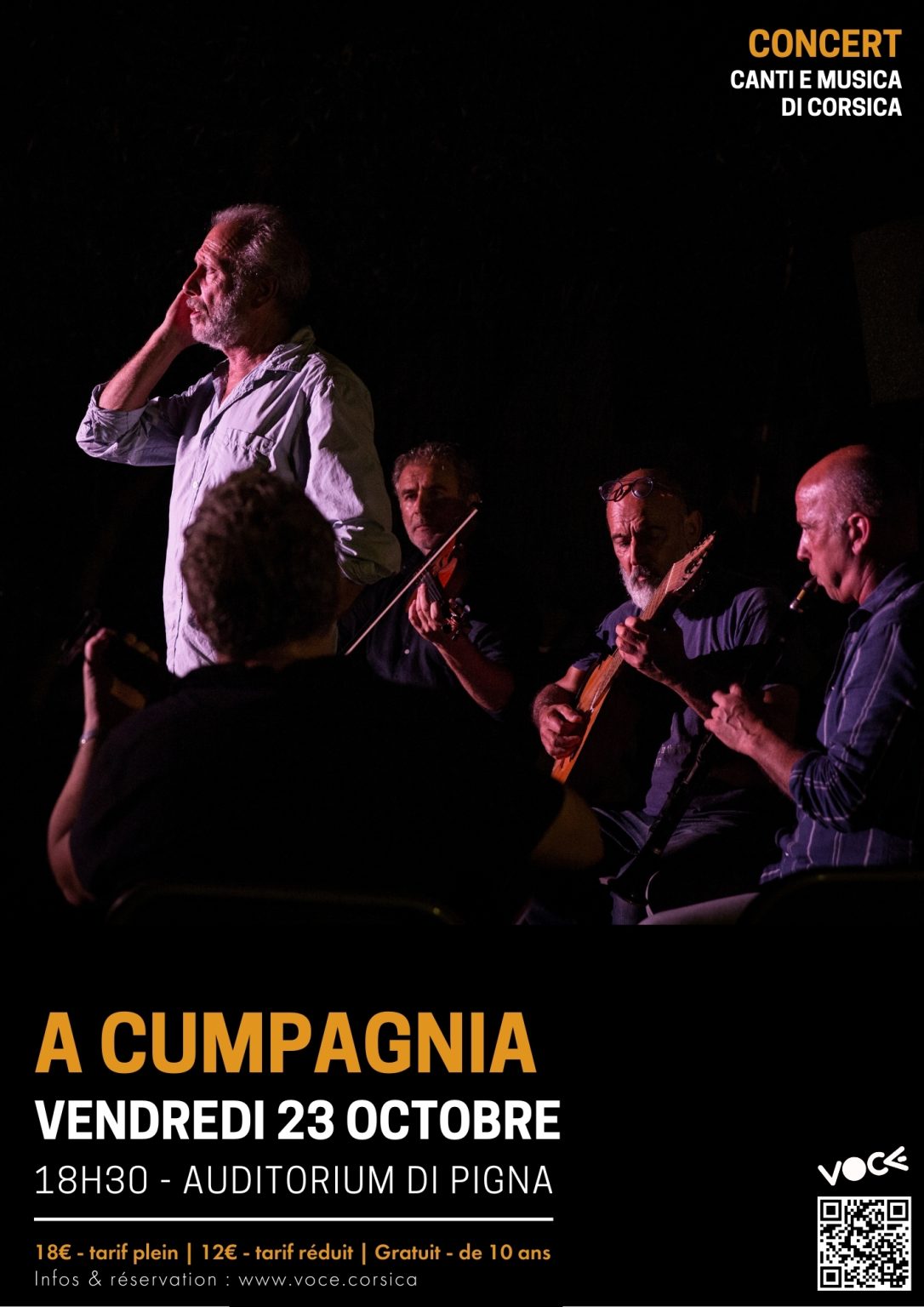 Groupe de chanteurs polyphoniques corses