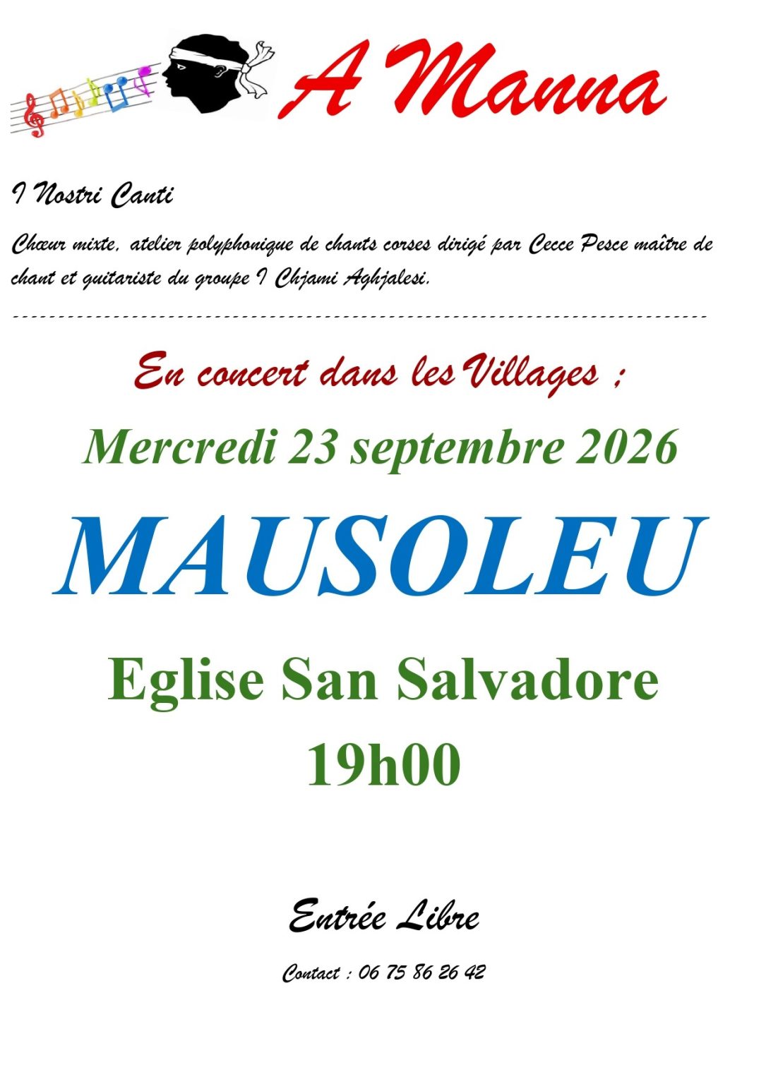 Chorale mixte A Manna