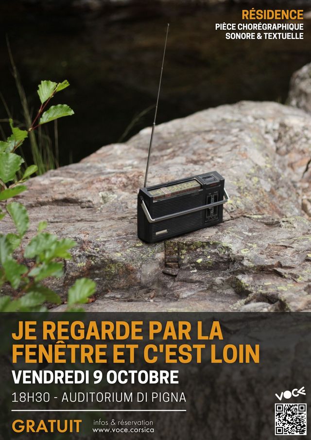 Pièce chorégraphique textuelle et sonore pour paysage