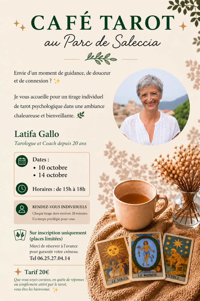 Tarot psychologique au Parc de Saleccia