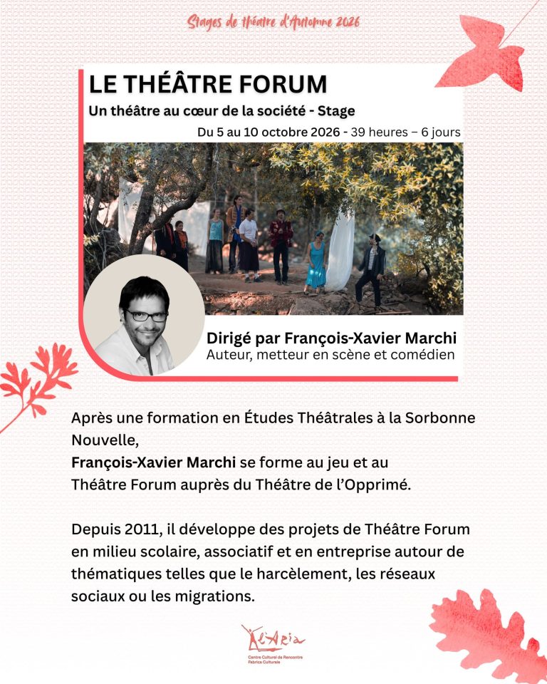 Stage – Le Théâtre Forum