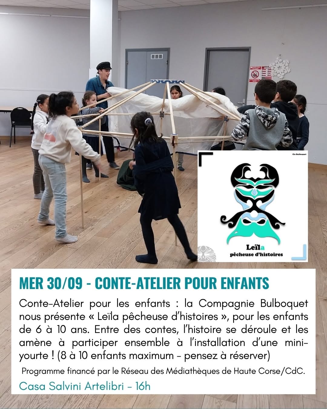 Leïla, pêcheuse d'histoires