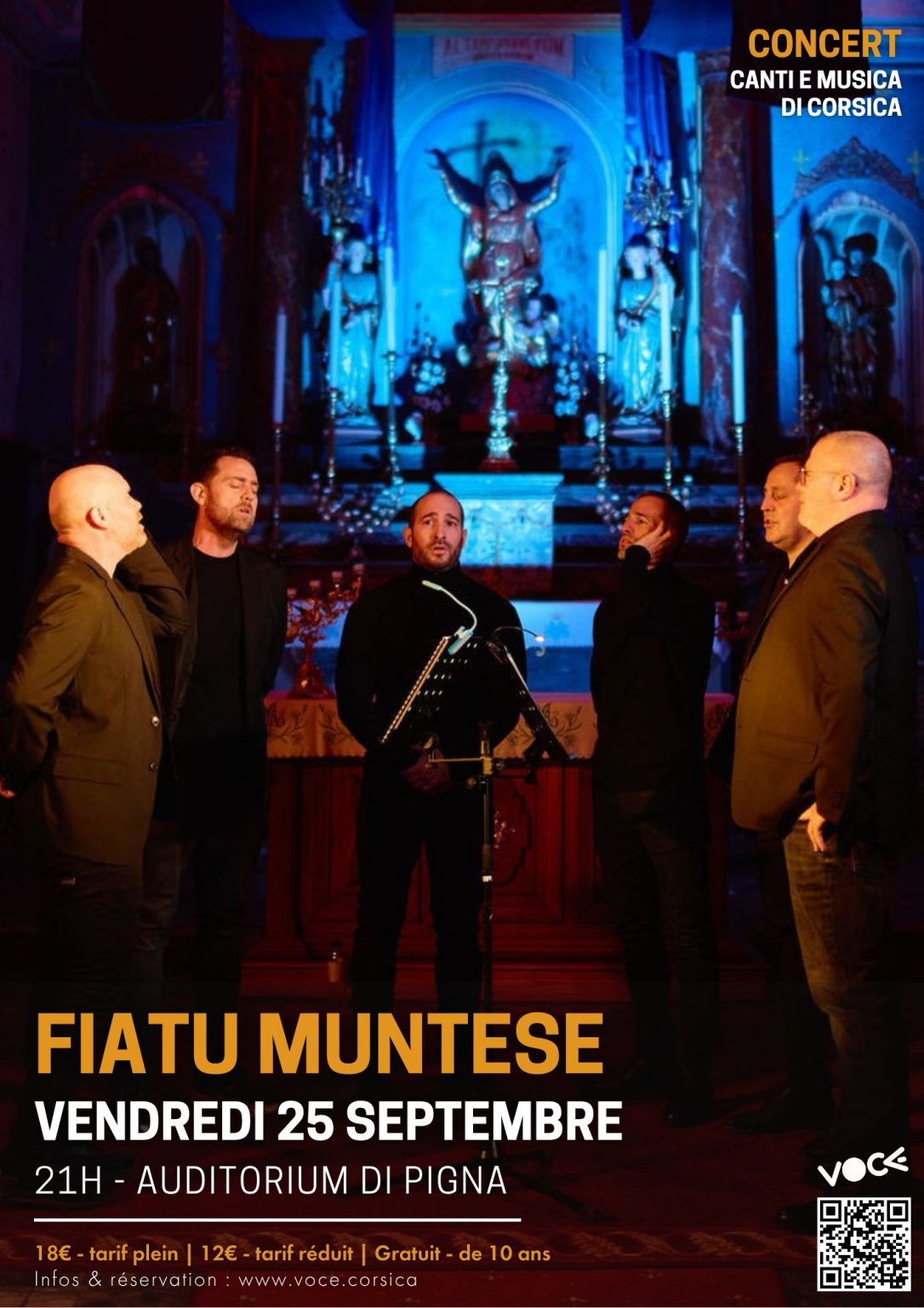 Groupe de chanteurs polyphoniques corses