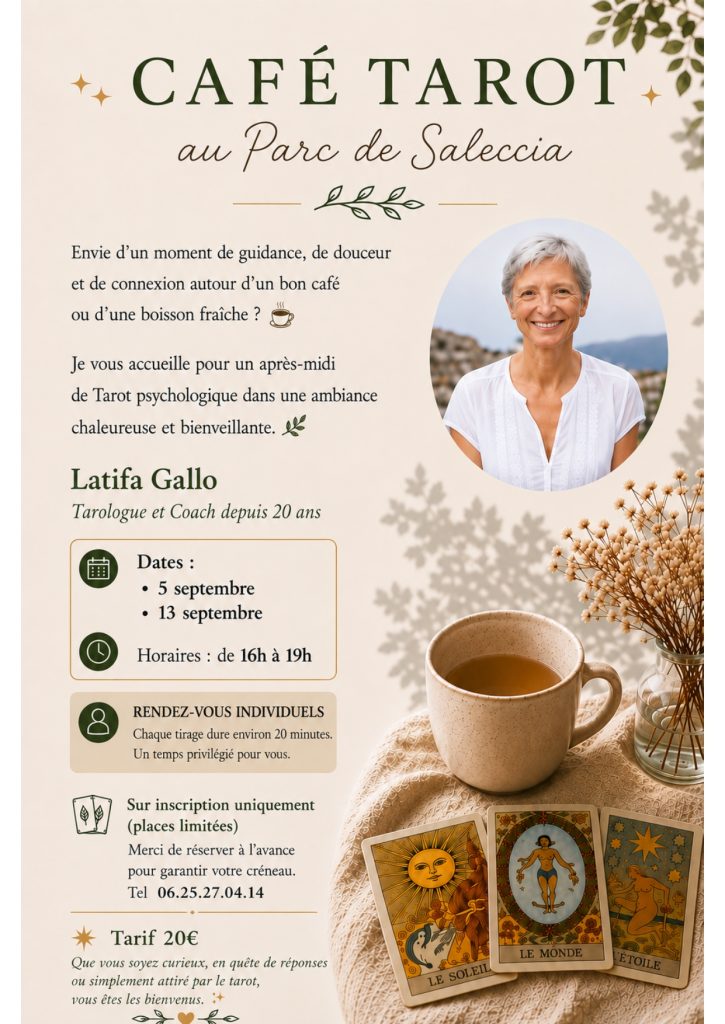 Tarot psychologique au Parc de Saleccia